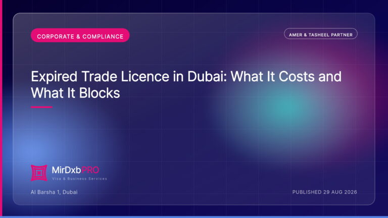 DED Trade Licence Late Renewal Fines in Dubai — MIRDXB PRO guide