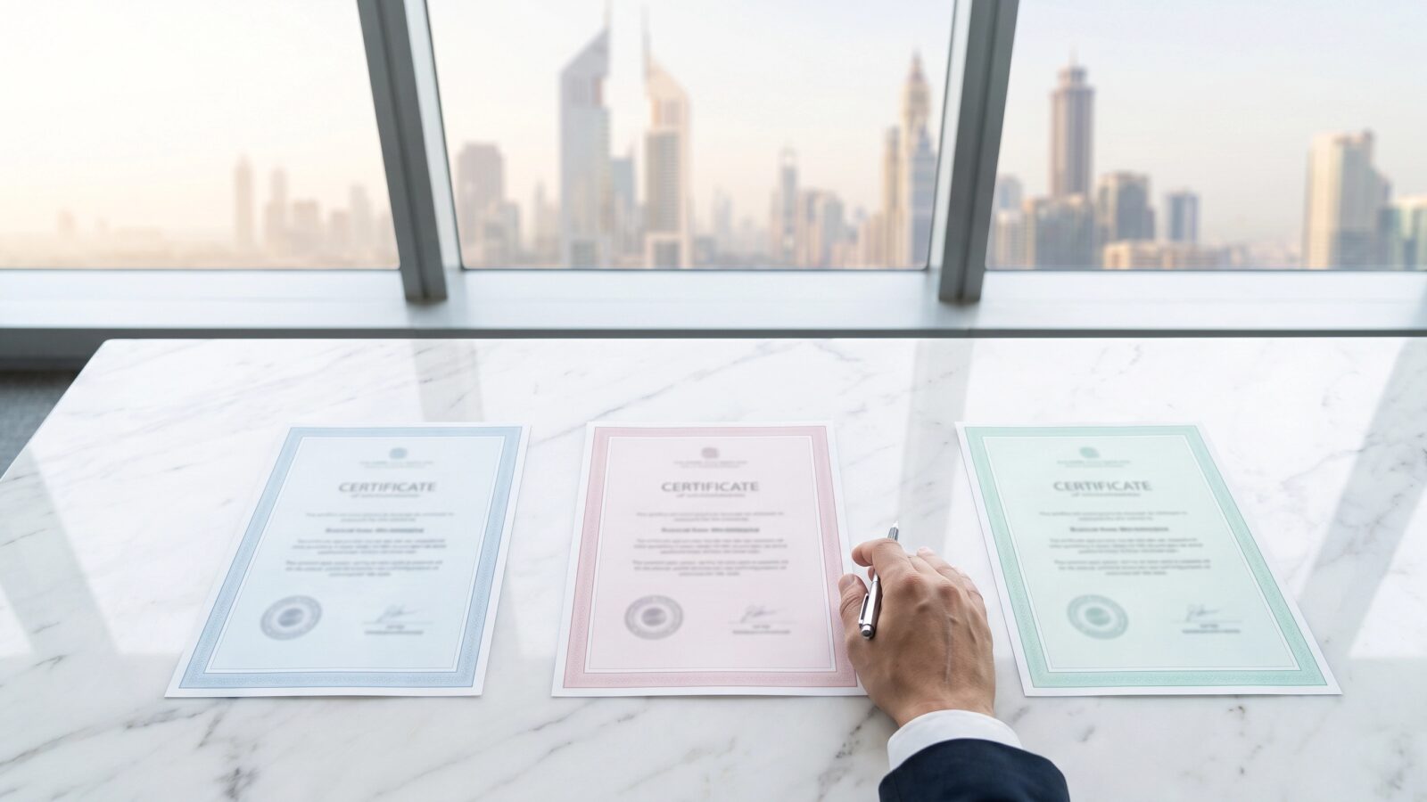 Business setup in Dubai: DET trade licence, free zone licence and offshore certificate side by side