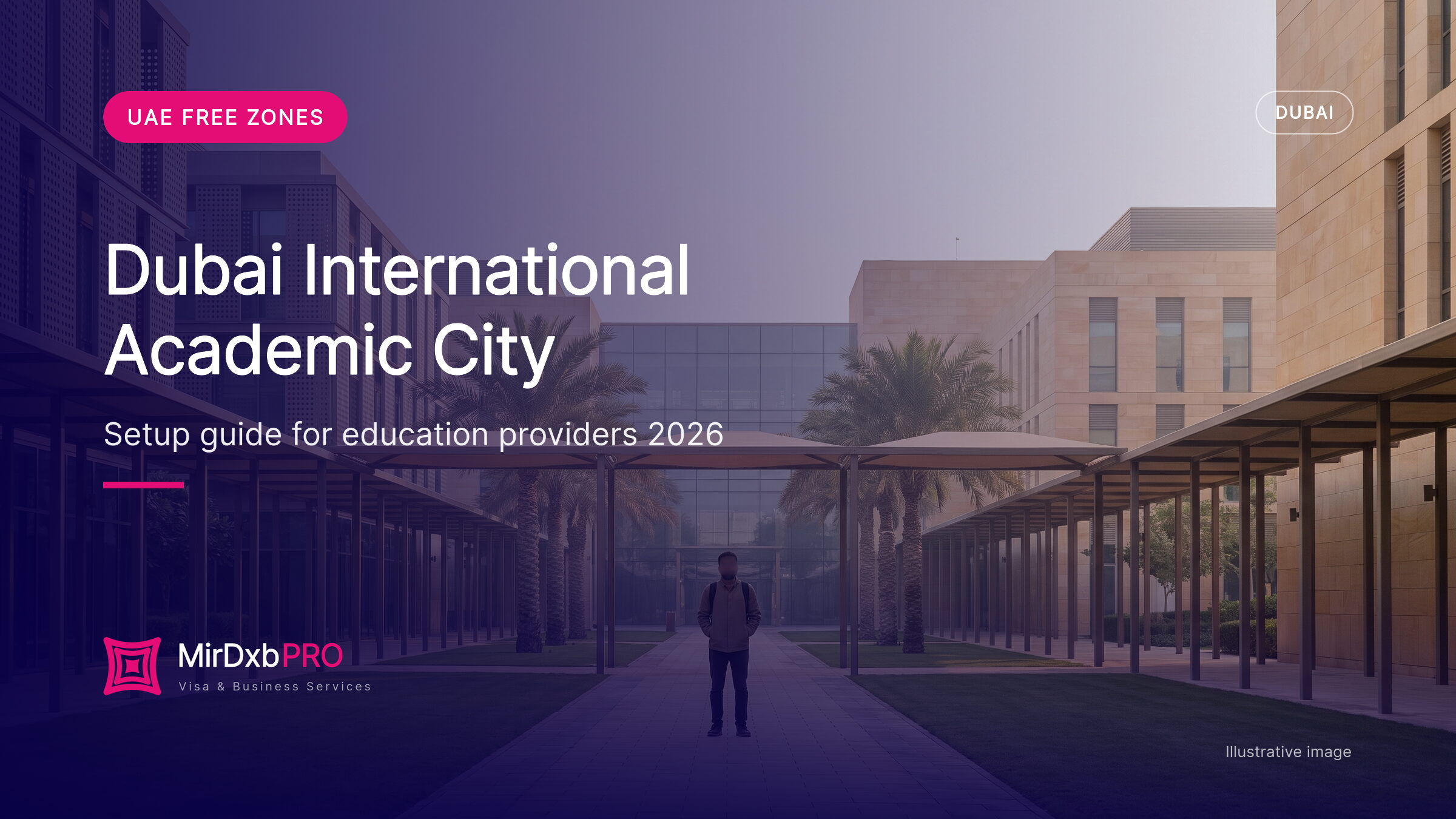 Dubai International Academic City: illustrative image of a university campus