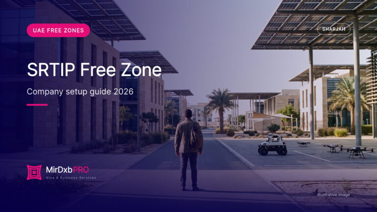 SRTIP free zone company setup: illustrative image of the Sharjah research and innovation park