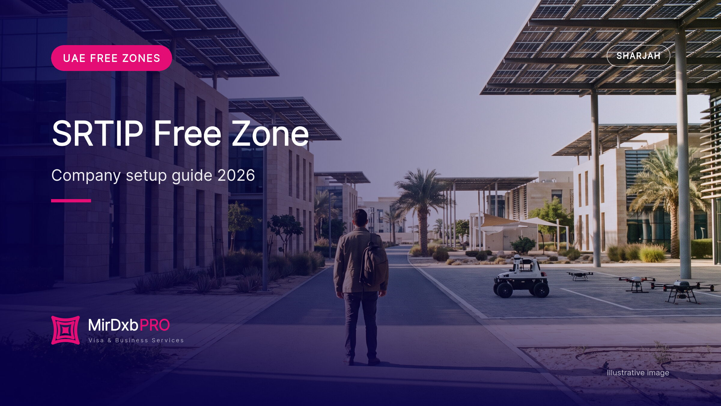 SRTIP free zone company setup: illustrative image of the Sharjah research and innovation park