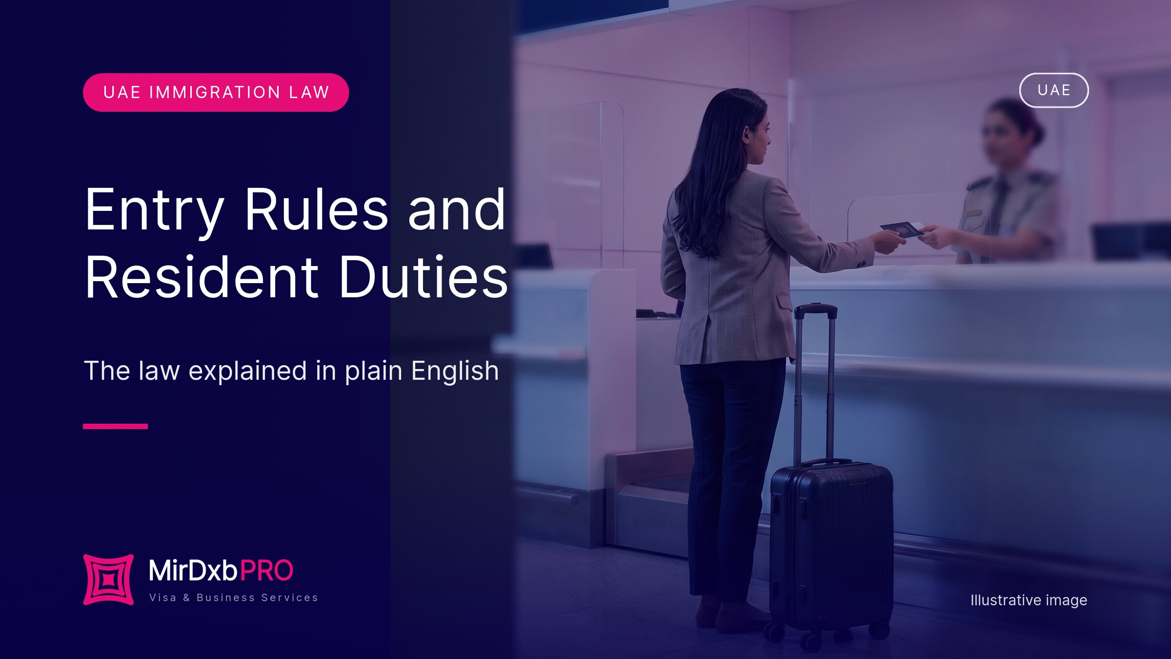 Entry Rules & Resident Duties in UAE Law (Articles 2 to 7) - MIRDXB PRO