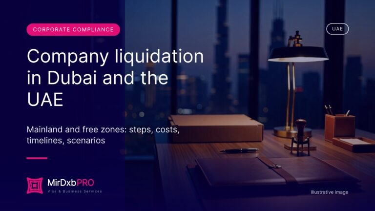 Company liquidation in Dubai and the UAE - MIRDXB PRO