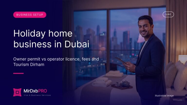 Holiday home business in Dubai - MIRDXB PRO