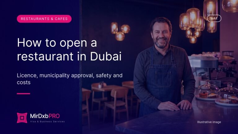 How to open a restaurant in Dubai - MIRDXB PRO