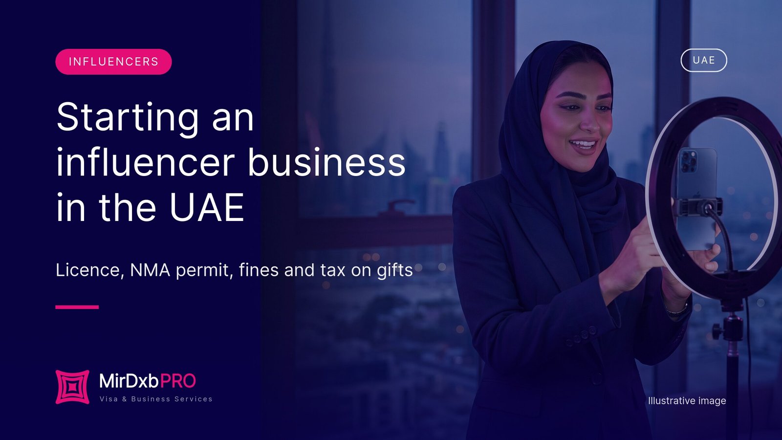 Starting an influencer business in the UAE - MIRDXB PRO