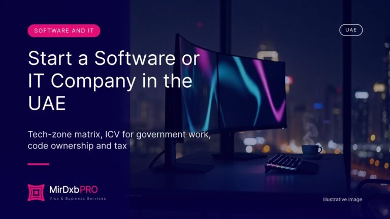 Start a Software or IT Company in the UAE - MIRDXB PRO