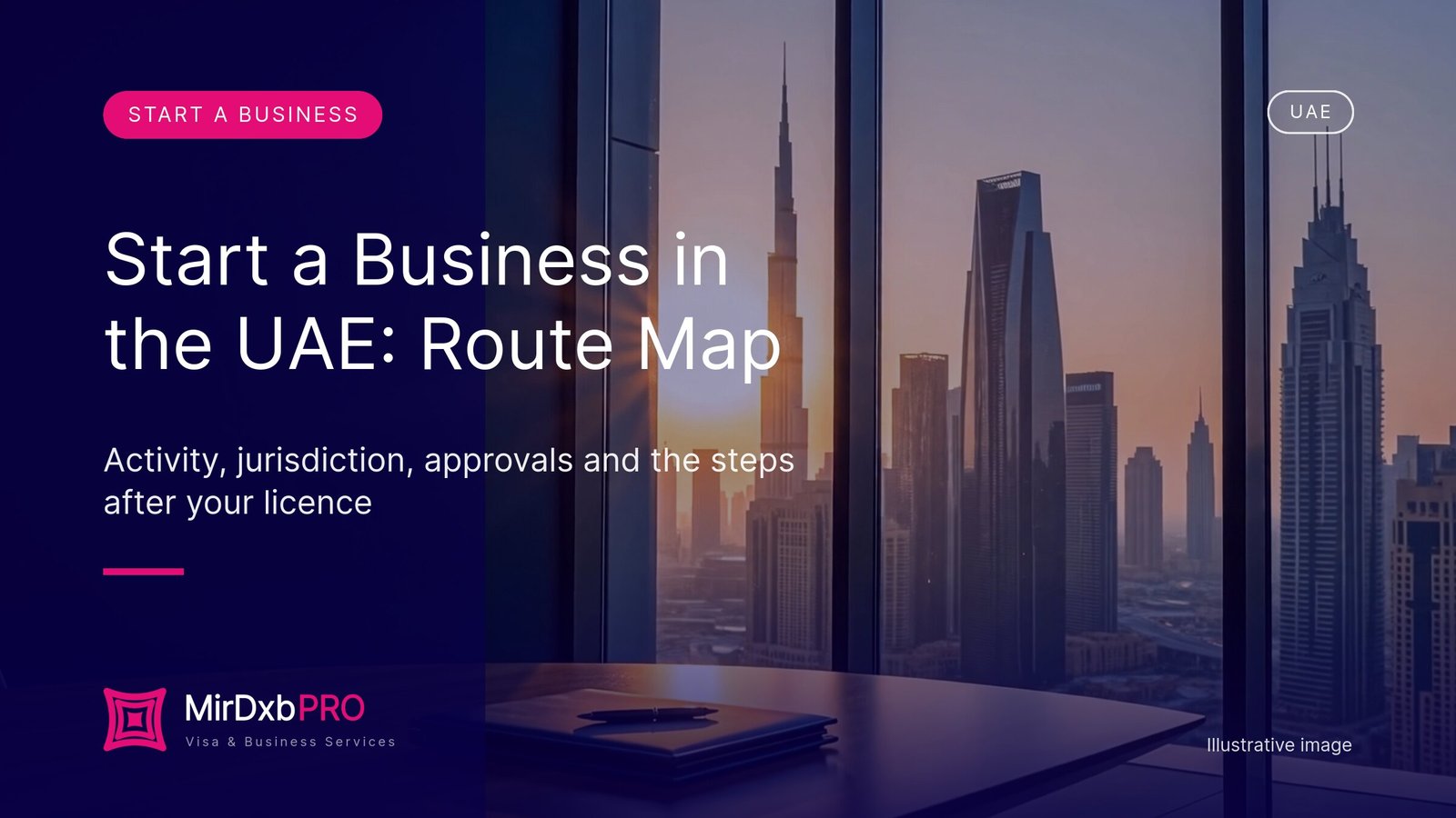 Start a Business in the UAE: Route Map - MIRDXB PRO