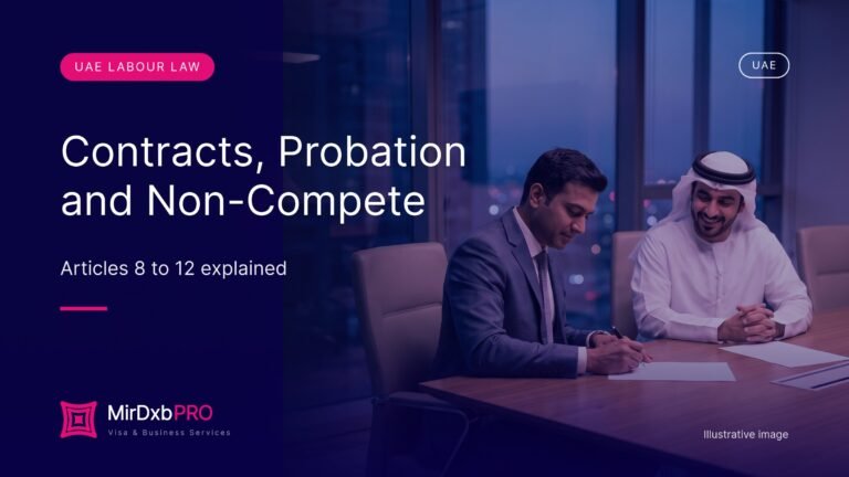 Contracts, Probation and Non-Compete - MIRDXB PRO